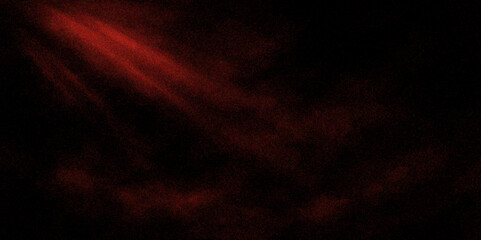 Abstract Mysterious Red Light Beam in Dark Fog – Abstract Energy Background.
