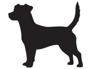 JACK RUSSEL DOG SILHOUETTE
