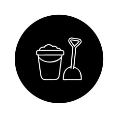 trash bin icon vector