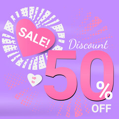 abstract background graphic vector violet sale discount business