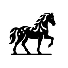 Obraz premium Horse Silhouette