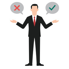 yes or no choice vector