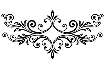 Flourish Divider Design for Timeless Retro Elegance