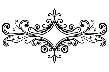 Vintage Divider Design for Luxury Invitations
