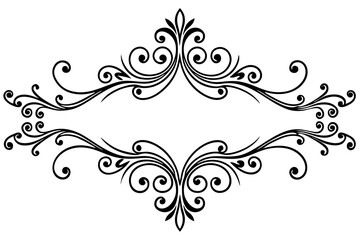 Vintage Element Divider for Elegant Design Layout