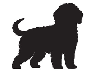 LABRADOODLE DOG SILHOUETTE