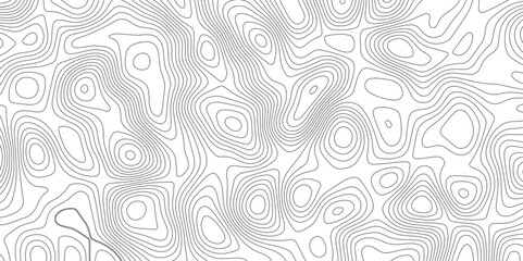 Panorama view gradient multicolor wave curve lines banner background design. Vector illustration. wave Line topography map contour background .Abstract Topographic map background with wave line.