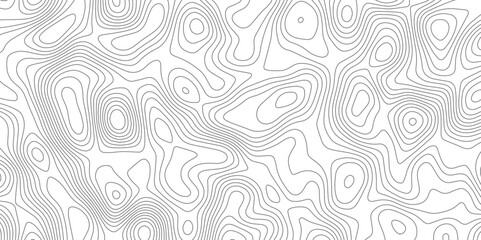 Panorama view gradient multicolor wave curve lines banner background design. Vector illustration. wave Line topography map contour background .Abstract Topographic map background with wave line.