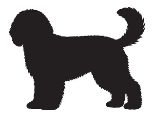 LABRADOODLE DOG SILHOUETTE