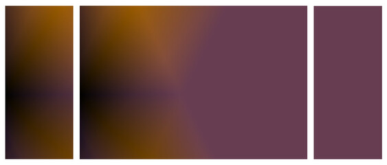 Fototapeta premium Abstract Gradient Shapes Minimalist Style, Orange Brown Green, Background Or Template 