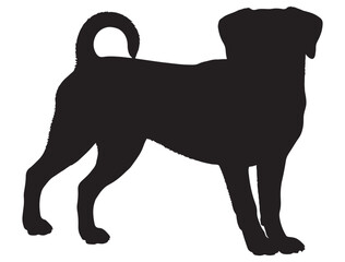 LANCASHIRE HEELER DOG SILHOUETTE