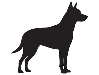 LANCASHIRE HEELER DOG SILHOUETTE