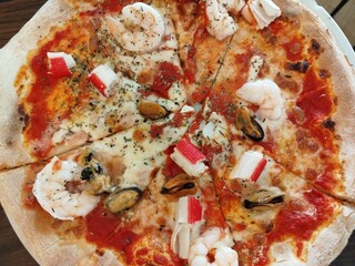 Pizza marinera 