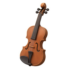 Fototapeta premium violin isolated on white background