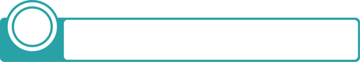 Obraz premium blue text box for any text