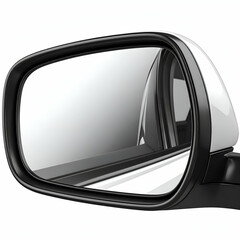 Detailed Close-Up of a Car's Side Mirror Reflecting the Surroundings with Precision and Clarity
