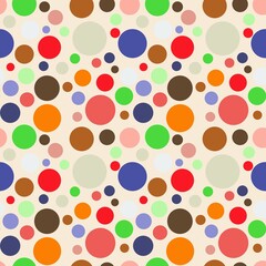 seamless background with circles