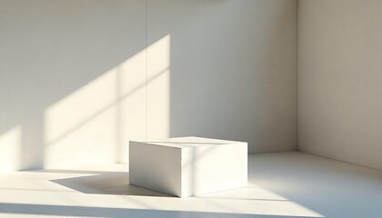 White Cube Pedestal in Minimalist Concrete Studio – Modern Display Mockup

Abstract White Pedestal Scene – Clean Concrete Background for Product Showcase

Minimal Display Mockup – White Cube on Textur