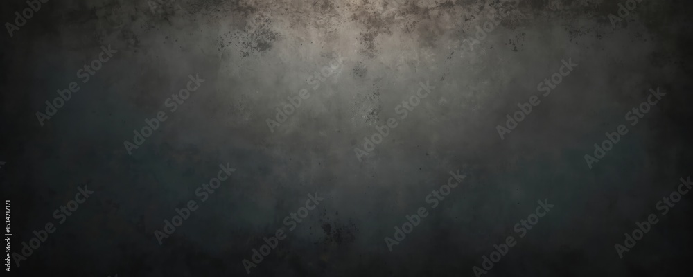 Poster dark panoramic background. old, faded paper texture. grunge, rough faded surface with spots, grain. 