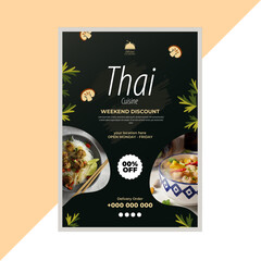 Modern Resturant Flyer Design.