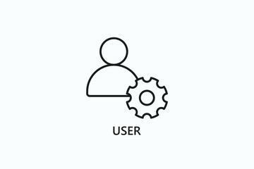 User Icon Or Logo Isolated Illustration