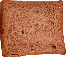 square cake package on transparent background