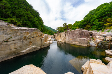長野県 寝覚の床の風景