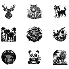 Obraz premium Animals Svg 