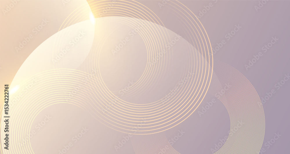 Aufkleber Minimal abstract background with circular wave patterns