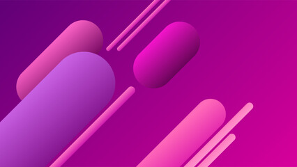 ABSTRACT PURPLE PINK BACKGROUND GRADIENT SMOOTH LIQUID COLORFUL DESIGN WITH DIAGONAL GEOMETRIC SHAPES VECTOR TEMPLATE GOOD FOR MODERN WEBSITE, WALLPAPER, COVER DESIGN 