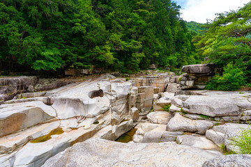 長野県 寝覚の床の風景