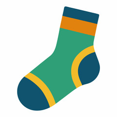 Socks Icon on White Background