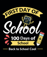 Premium retro gold badge design for back to school vector illustration