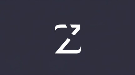 Obraz premium Modern Minimalist Letter Z Logo Design