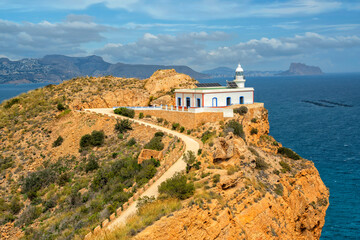 Albir, Spain. Lighthouse del Albir