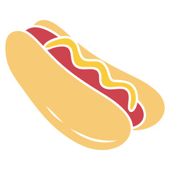 hot dog vector illustration