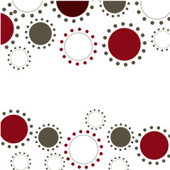 Abstract template background idea design style dark red green cream vector