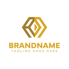 Fototapeta premium Letters AN Diamond Logo, symbolizing elegance, strength, and premium identity