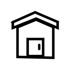 house outline icon illustration vector