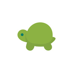 Cute Green Turtle Icon