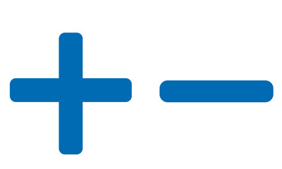 プラスマイナス　記号　算数