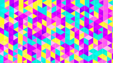 Abstract colorful seamless geometric pattern polygon mosaic vector background illustration. Modern geometric abstract seamless pattern vector background. Ornagte low poly background design.