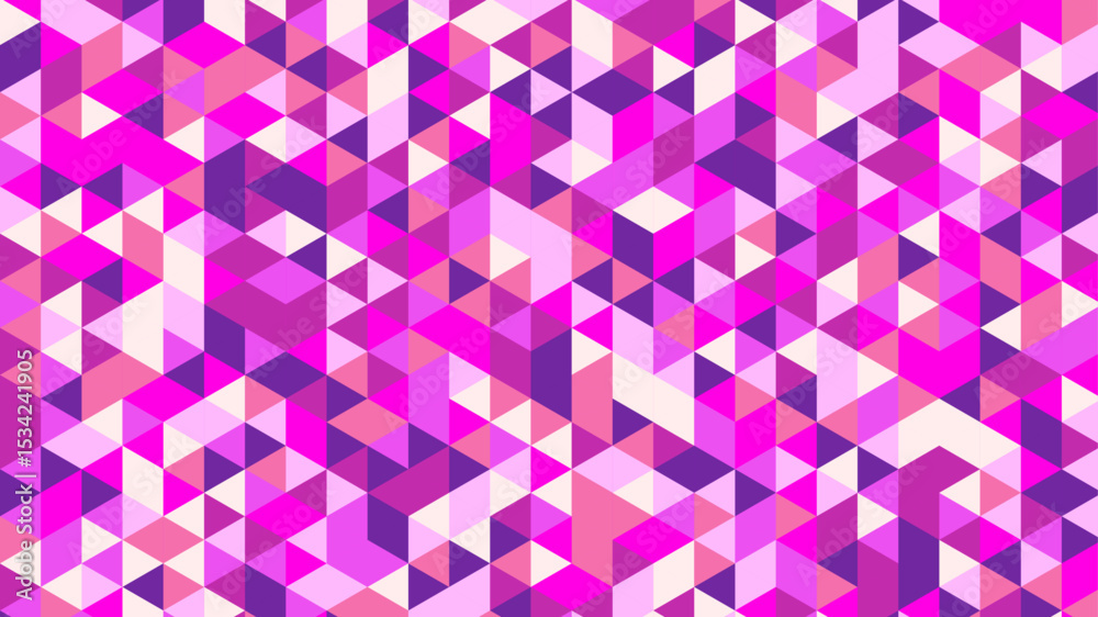 Poster abstract colorful seamless geometric pattern polygon mosaic vector background illustration. modern g