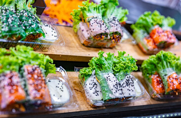 Street food sold at Ao Nang Landmark Night Market, Thailand