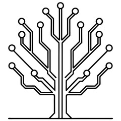 Digital Roots Circuit Art