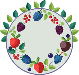 vector illustration of berries