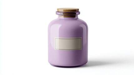 Minimalist Lavender Toned Bottle Mockup