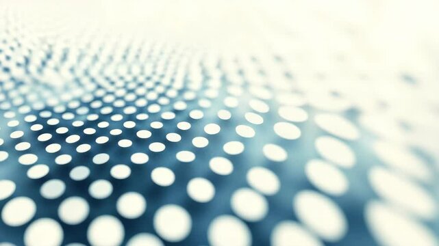 Futuristic Abstract Digital Dot Pattern with Dynamic Perspective