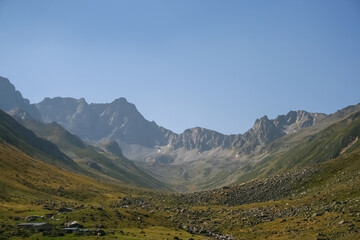 Various views from the summit of Kaçkar