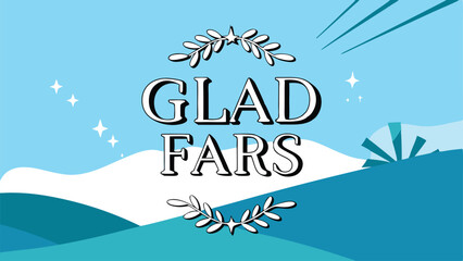 Festive and playful design featuring swedish 